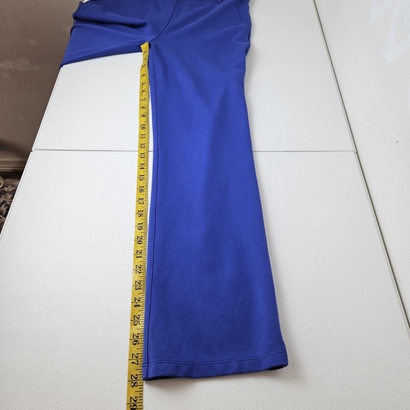 Betabrand Classic Dress Yoga Pants Womens MP Royal Blue  Straight Leg Pull-on - Picture 8 of 9